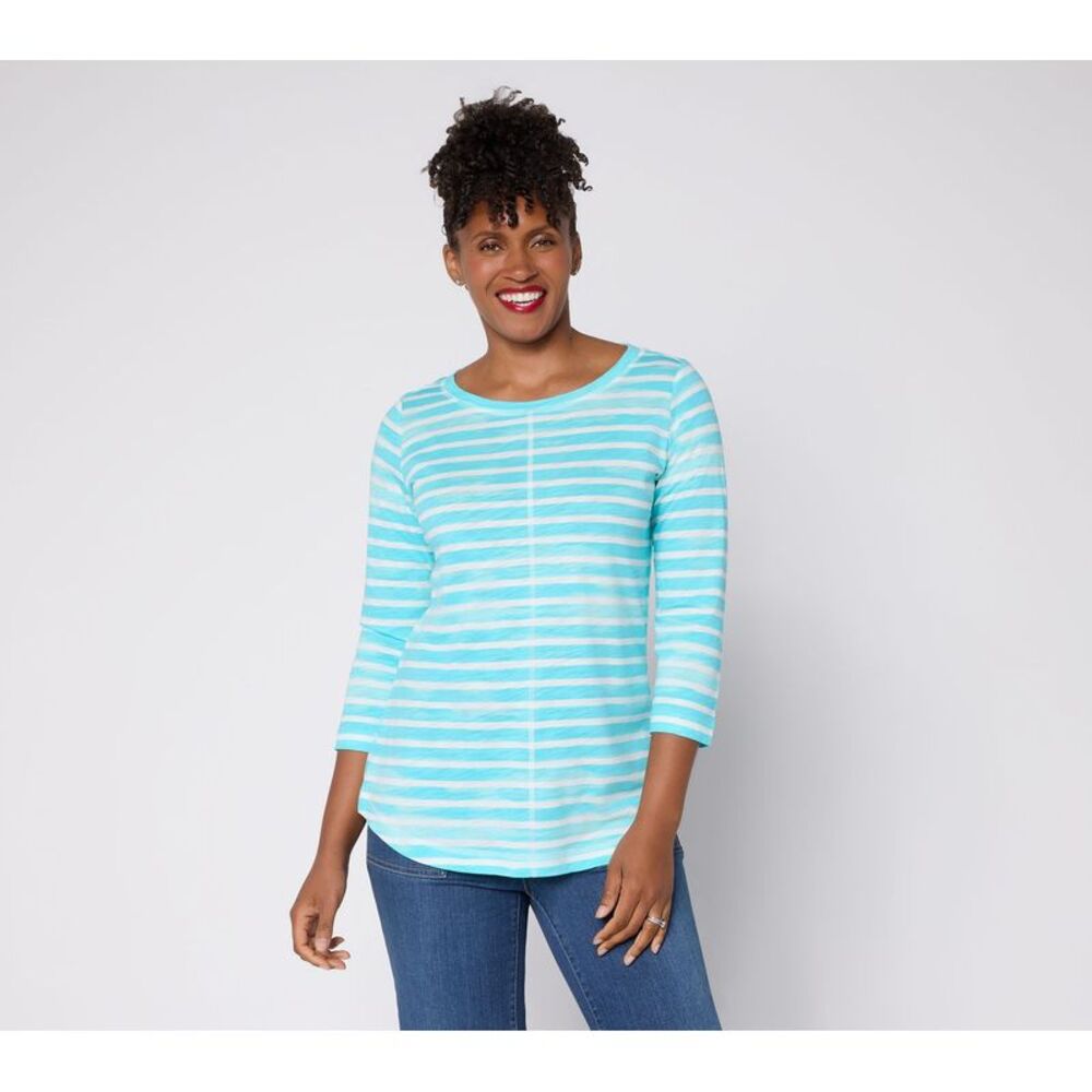 Belle by Kim Gravel Women's Top Sz M Make Your Selection: Liberty Blue